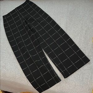 Nic And Zoe Avenue Ponte Wide Pants Trousers Palazzo Small Office Career Black